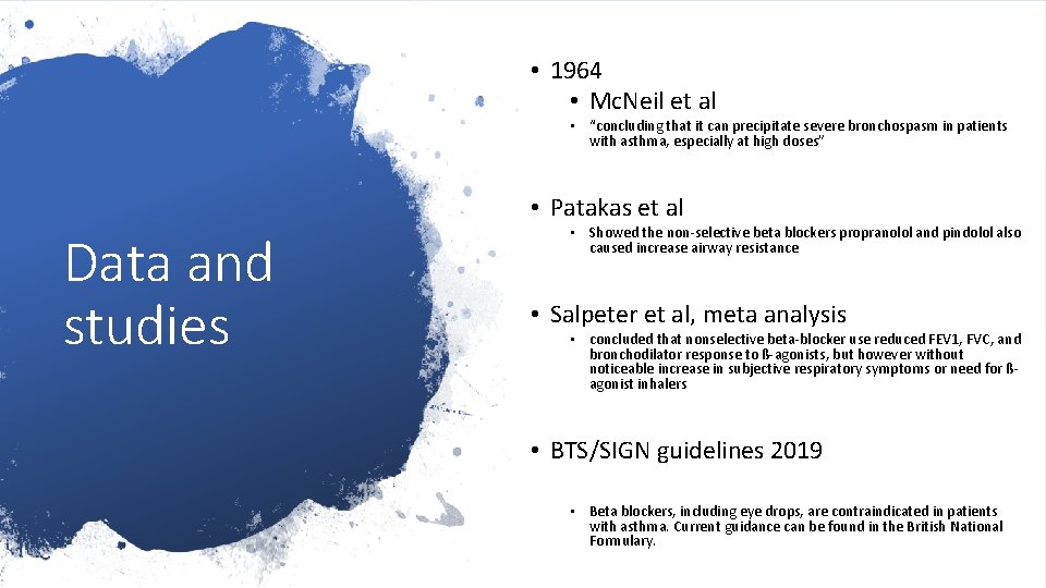  • 1964 • Mc. Neil et al • “concluding that it can precipitate