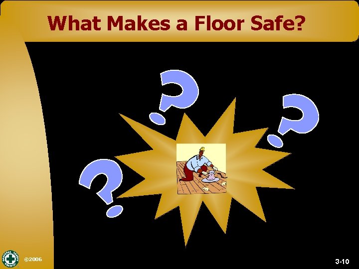 What Makes a Floor Safe? © 2006 3 -10 