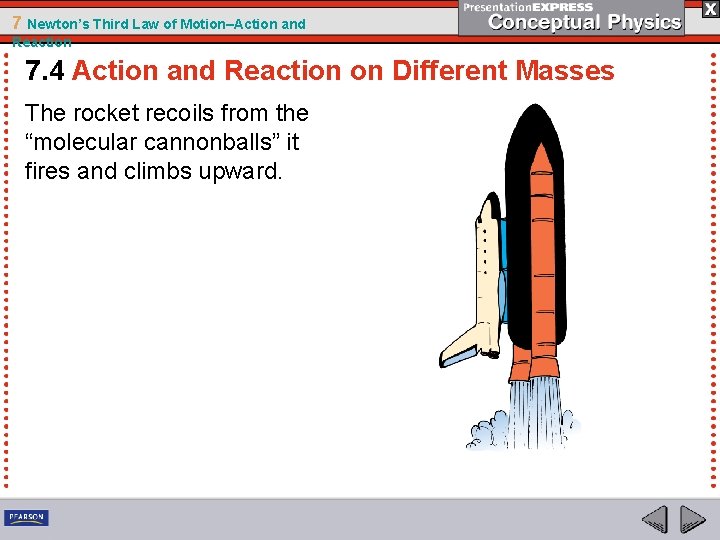 7 Newton’s Third Law of Motion–Action and Reaction 7. 4 Action and Reaction on