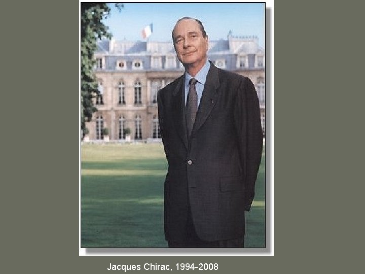 Jacques Chirac, 1994 -2008 