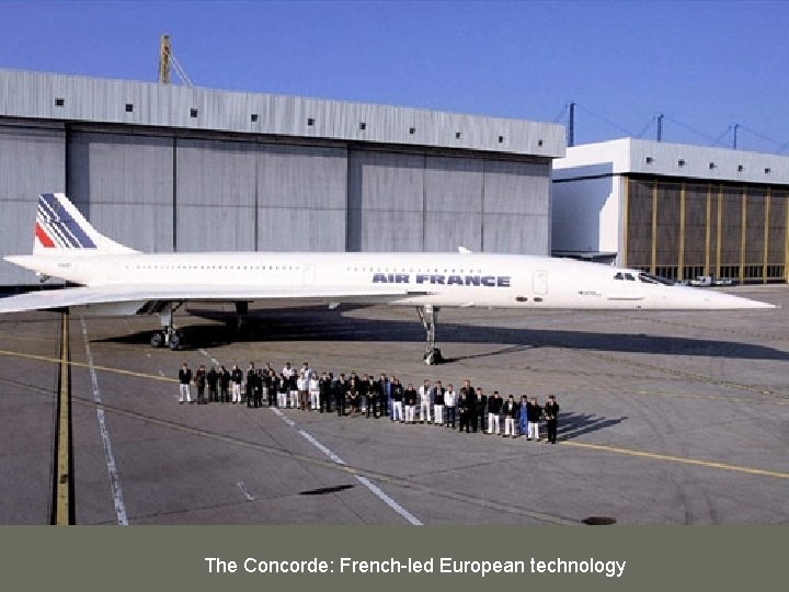 The Concorde: French-led European technology 