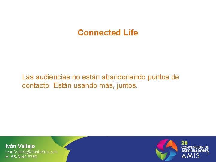 Connected Life Las audiencias no están abandonando puntos de contacto. Están usando más, juntos.