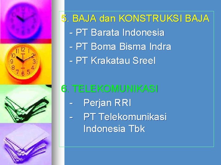 5. BAJA dan KONSTRUKSI BAJA - PT Barata Indonesia - PT Boma Bisma Indra