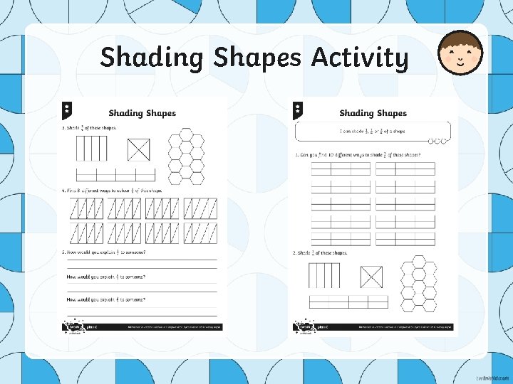 Shading Shapes Activity 