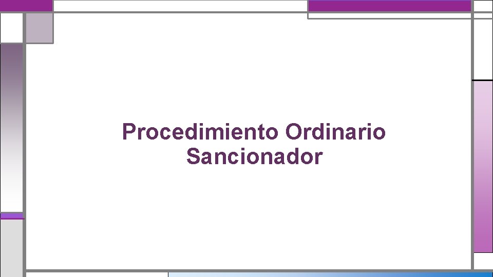 Procedimiento Ordinario Sancionador 