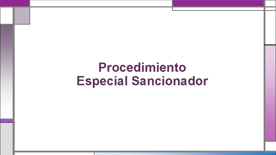 Procedimiento Especial Sancionador 