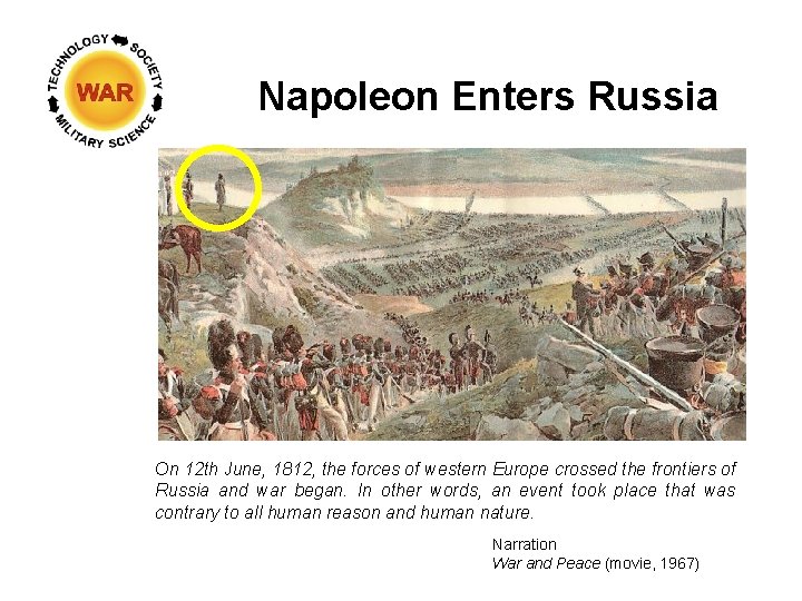 Napoleon Enters Russia On 12 th June, 1812, the forces of western Europe crossed Napoleon Enters Russia On 12 th June, 1812, the forces of western Europe crossed