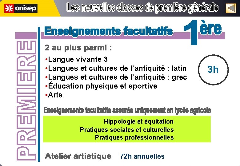  • Langue vivante 3 • Langues et cultures de l’antiquité : latin •