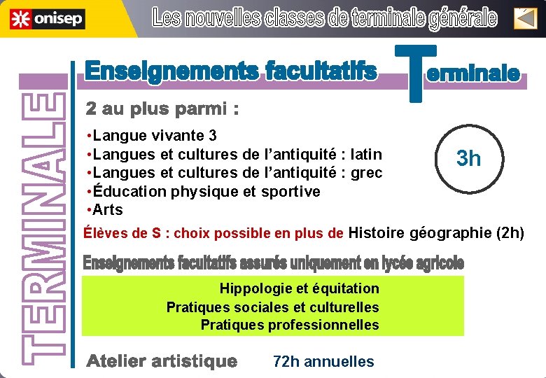  • Langue vivante 3 • Langues et cultures de l’antiquité : latin 3