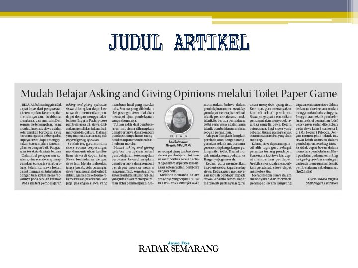 JUDUL ARTIKEL 
