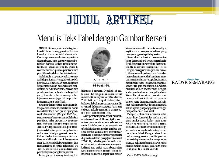 JUDUL ARTIKEL 