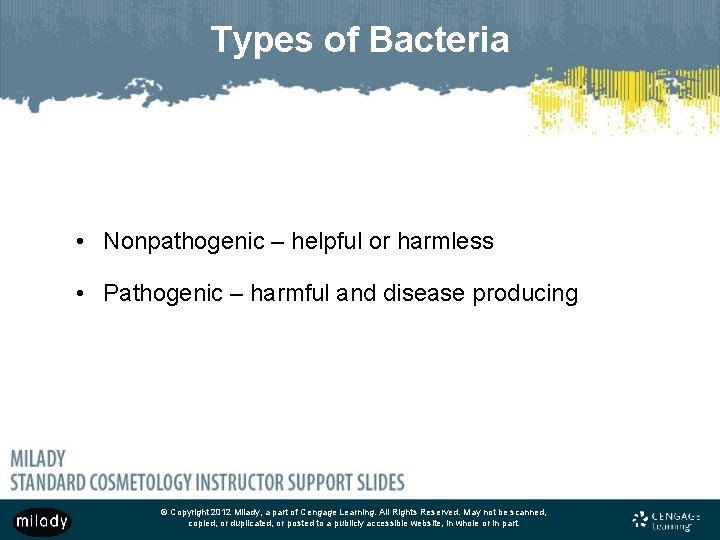 Types of Bacteria • Nonpathogenic – helpful or harmless • Pathogenic – harmful and
