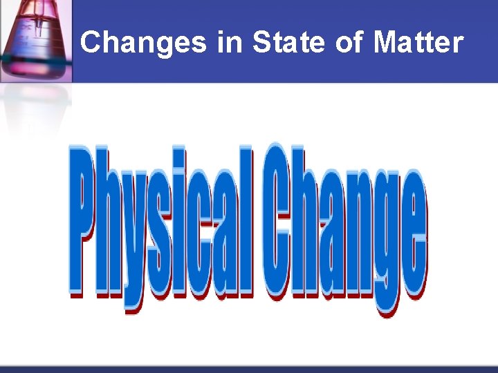 Changes in State of Matter 