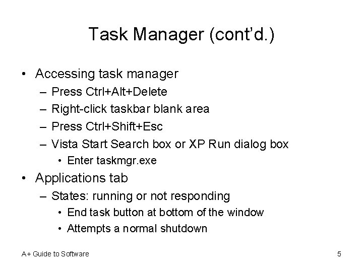 Control Alt Delete Task Manager A Guide to Software Managing Maintaining and Troubleshooting