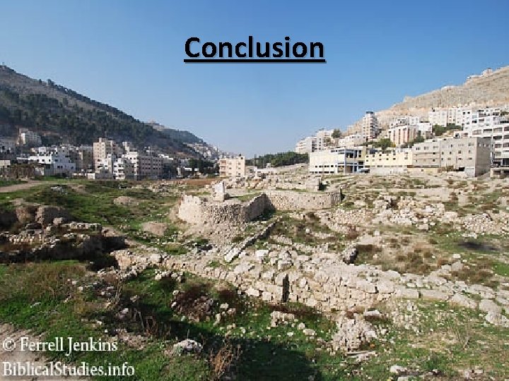Conclusion 