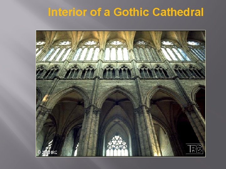 Interior of a Gothic Cathedral 