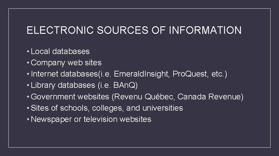 ONLINE RESEARCHING C MODULE 2 RESEARCHING INFORMATION PREPARED