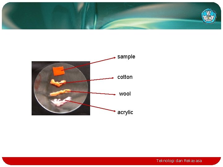 sample cotton wool acrylic Teknologi dan Rekayasa 