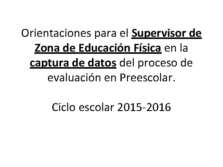 Direccin de Educacin Fsica y Deporte rea TcnicoPedaggica