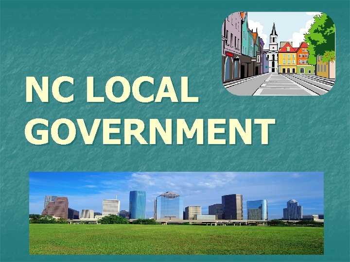 NC LOCAL GOVERNMENT 