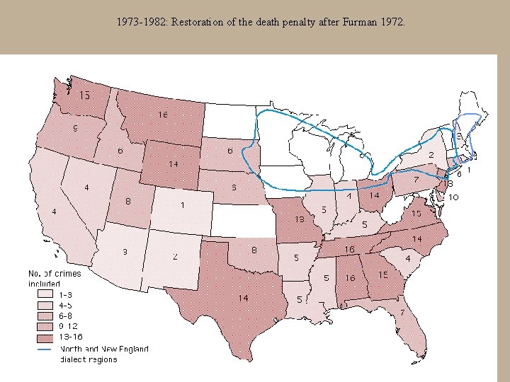 1973 -1982: Restoration of the death penalty after Furman 1972. 