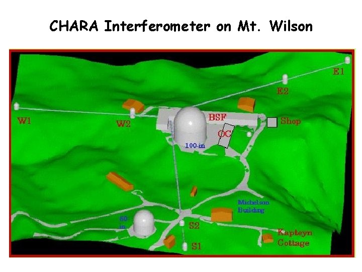 CHARA Interferometer on Mt. Wilson 