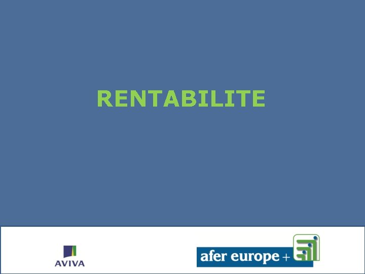 RENTABILITE 