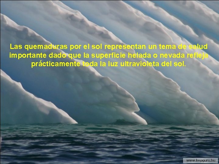 Las quemaduras por el sol representan un tema de salud importante dado que la