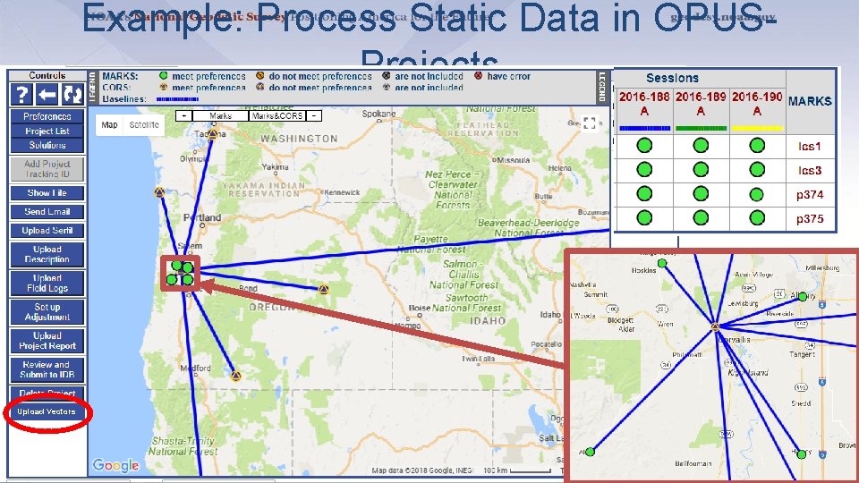 Example: Process Static Data in OPUSProjects Upload Vectors 