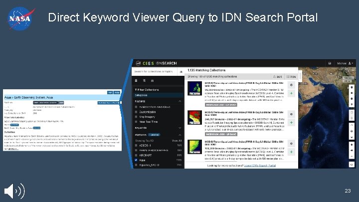 Direct Keyword Viewer Query to IDN Search Portal 23 