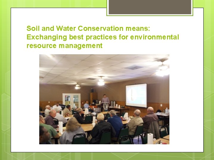 Soil and Water Conservation Districts in Soil