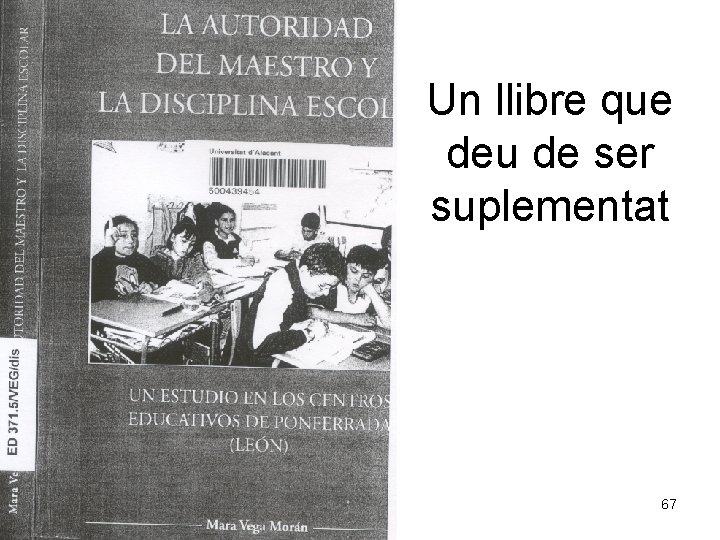 Un llibre que deu de ser suplementat 67 