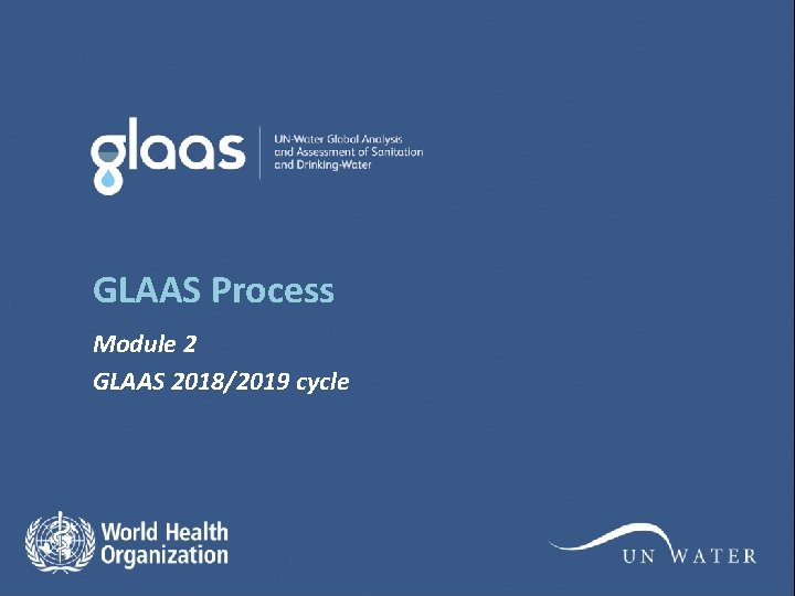 GLAAS Process Module 2 GLAAS 2018/2019 cycle 