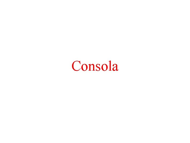 Consola 