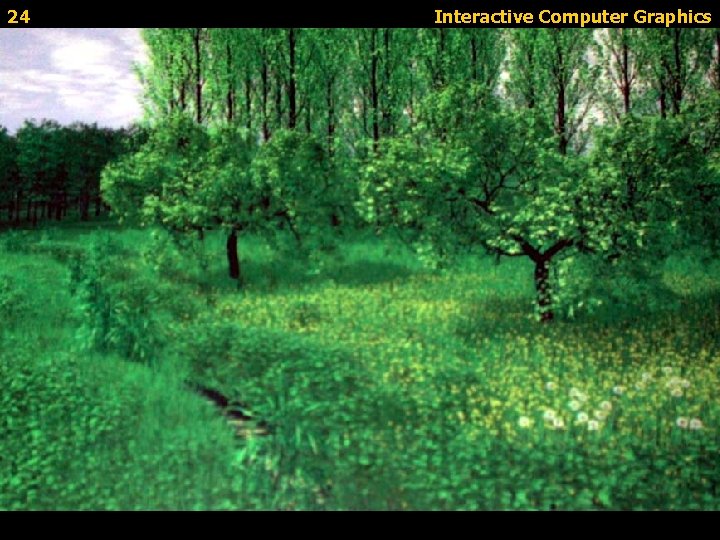 24 Interactive Computer Graphics 