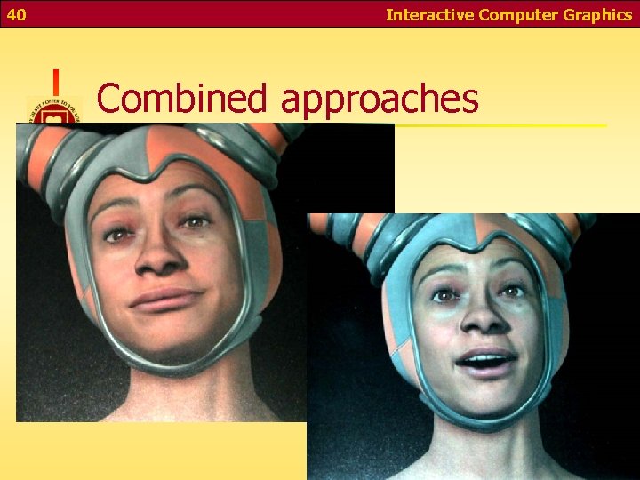 40 Interactive Computer Graphics Combined approaches 