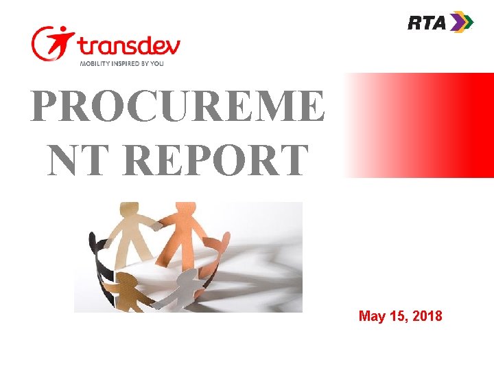 PROCUREME NT REPORT May 15, 2018 