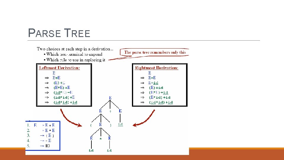 PARSE TREE 