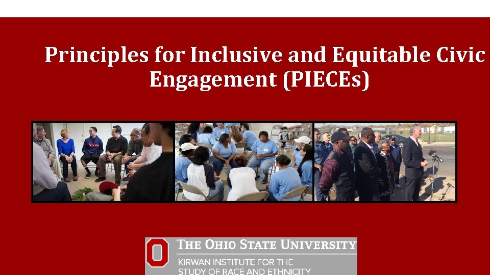 Principles for Inclusive and Equitable Civic Engagement PIECEs