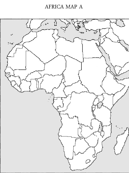 AFRICA MAP A 