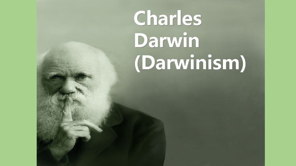 Charles Darwin (Darwinism) 