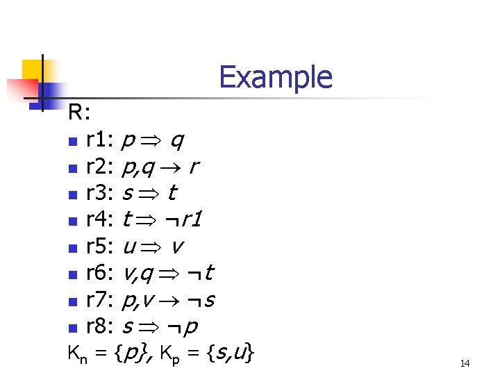 Example R: n r 1: n r 2: n r 3: n r 4: