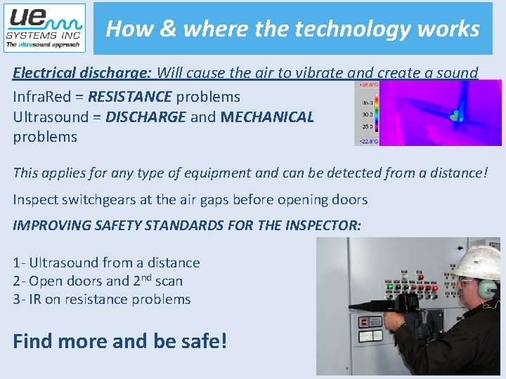 How & where the technology works Electrical discharge: Will cause the air to vibrate