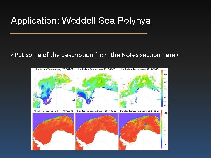 Application: Weddell Sea Polynya <Put some of the description from the Notes section here>