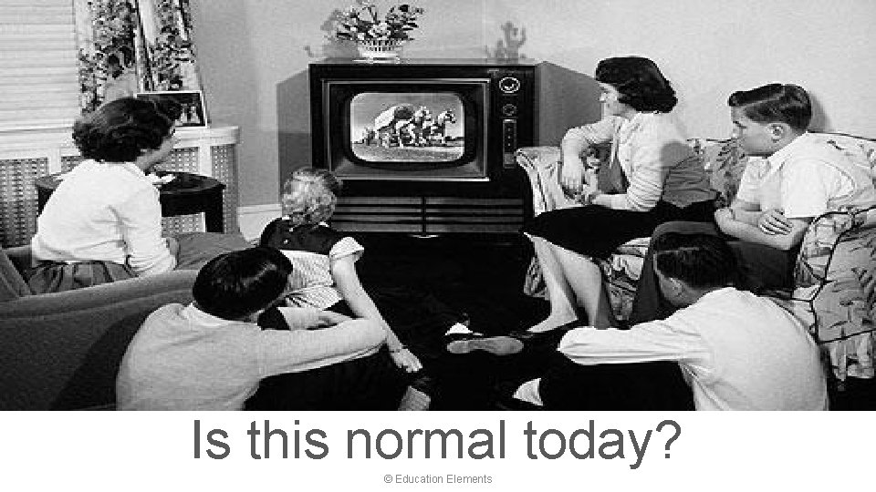 Is this normal today? © Education Elements 