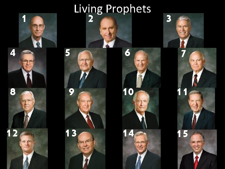 Living Prophets 1 2 3 4 5 6 7 8 9 10 11 12