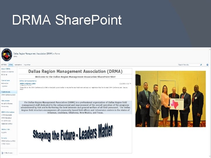 DRMA Share. Point 