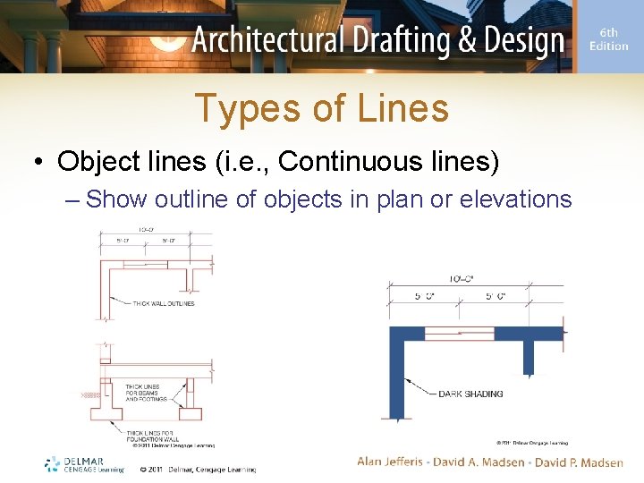 Types of Lines • Object lines (i. e. , Continuous lines) – Show outline