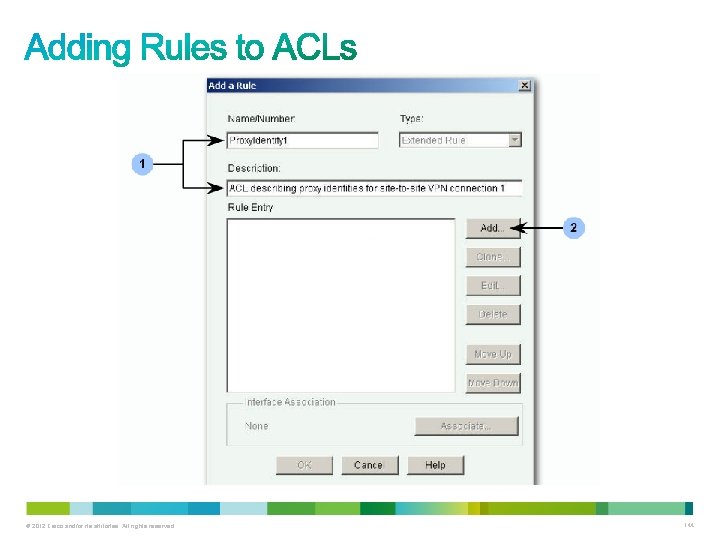 © 2012 Cisco and/or its affiliates. All rights reserved. 144 