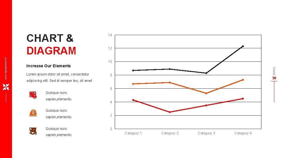 CHART & DIAGRAM Lorem ipsum dolor sit amet, consectetur 12 10 PAGE yourwebsite. com